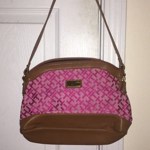 Dark and light pink Tommy Hilfiger purse